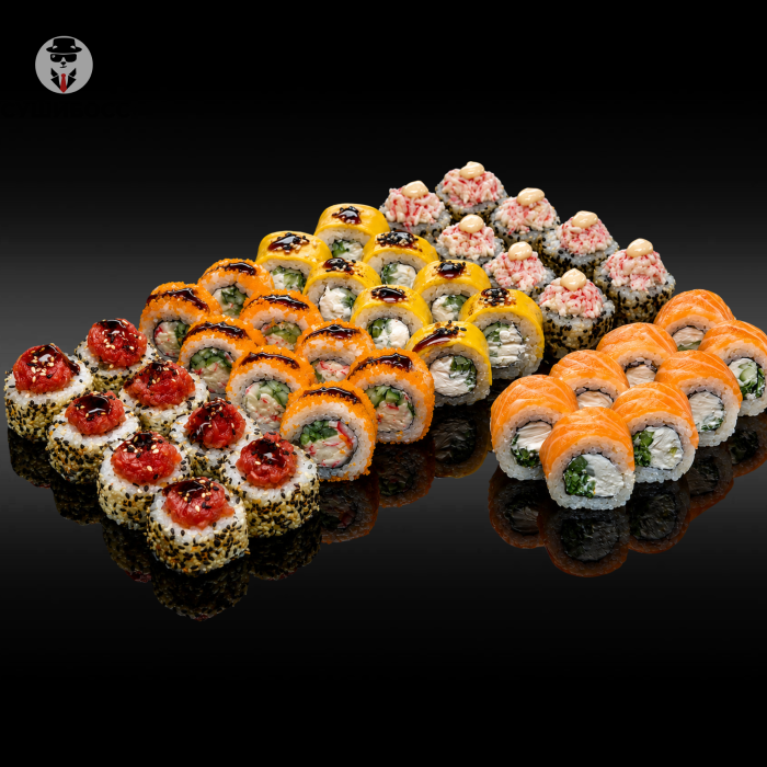 Sushi set Srpen 1,2 kg + dárek: roll zdarma